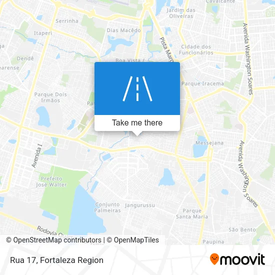 Rua 17 map