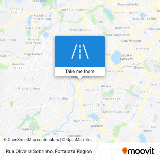 Rua Oliveira Sobrinho map