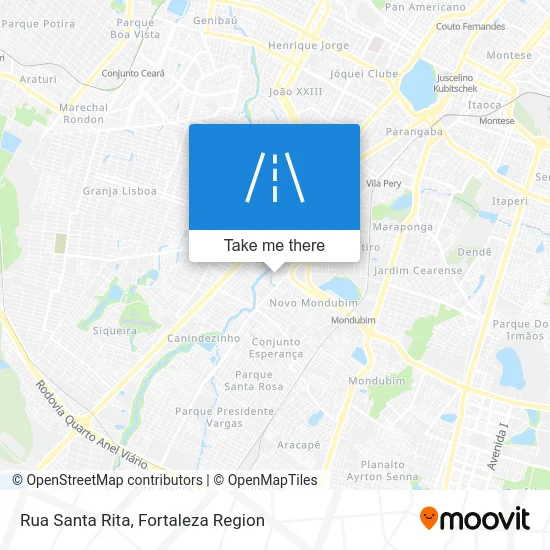 Rua Santa Rita map