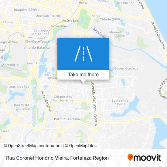 Rua Coronel Honório Vieira map