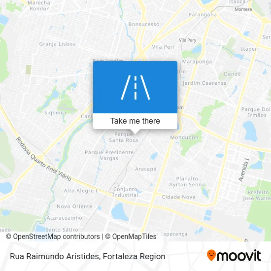 Rua Raimundo Aristides map