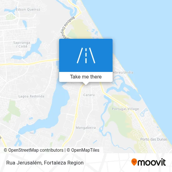 Rua Jerusalém map