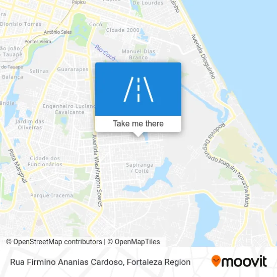 Rua Firmino Ananias Cardoso map