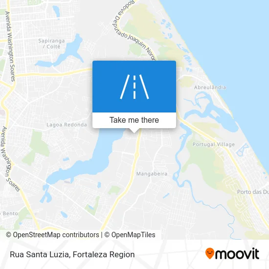 Rua Santa Luzia map
