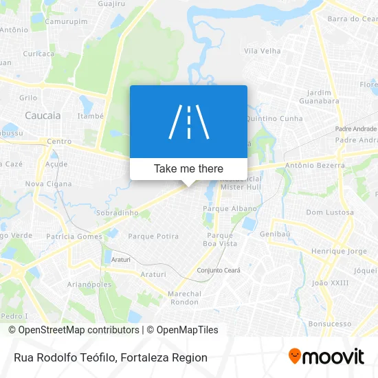 Rua Rodolfo Teófilo map