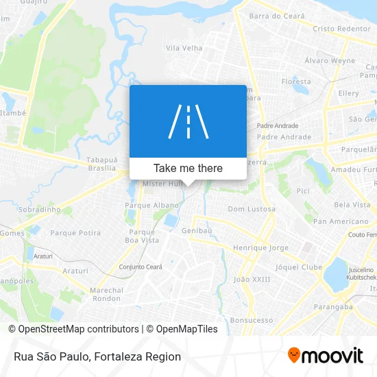 Rua São Paulo map