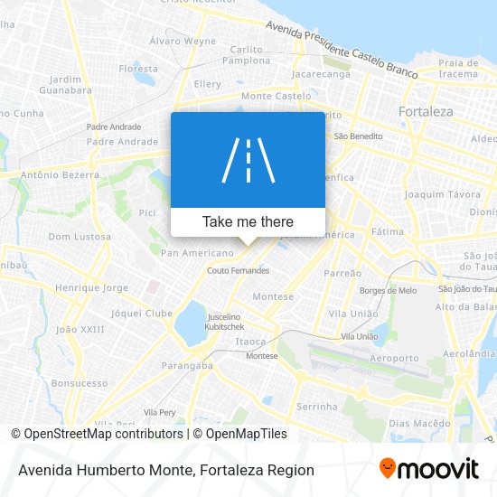 Avenida Humberto Monte map