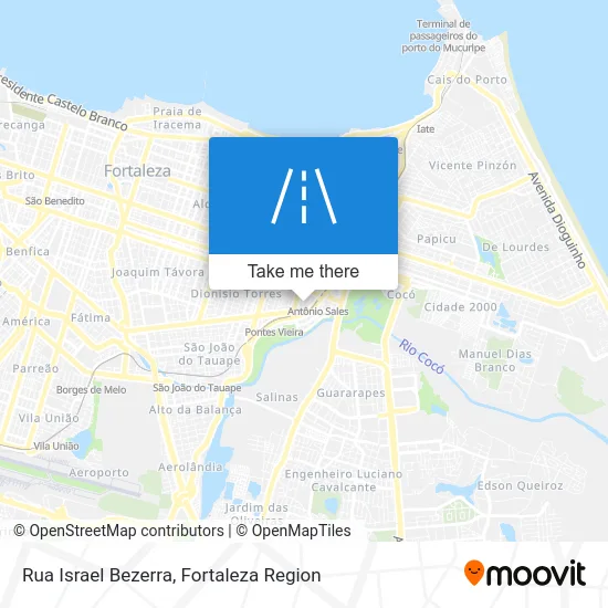 Rua Israel Bezerra map