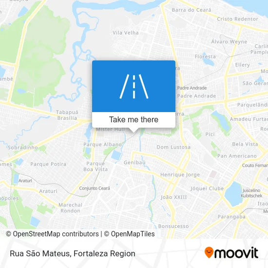 Rua São Mateus map