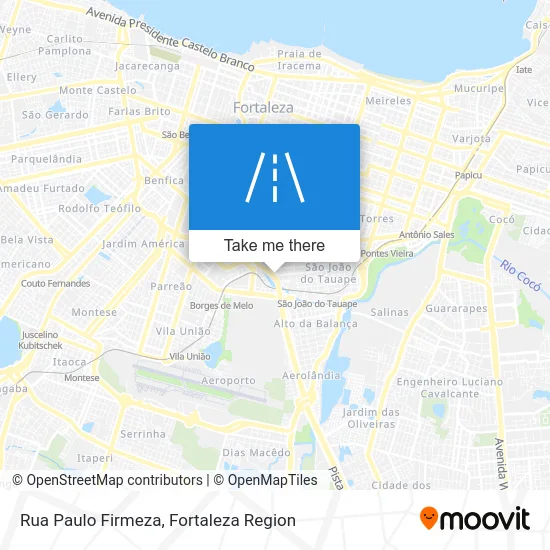 Rua Paulo Firmeza map