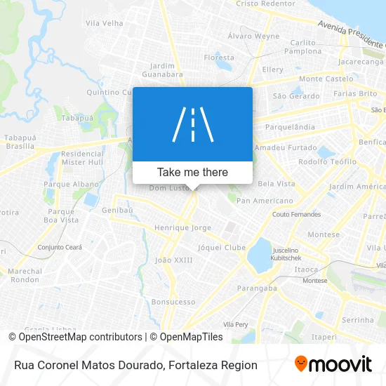 Rua Coronel Matos Dourado map