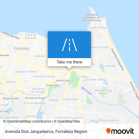 Mapa Avenida Dos Jangadeiros