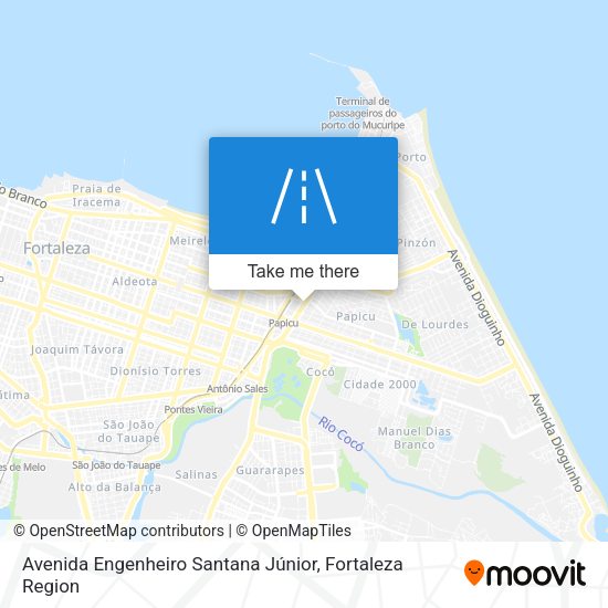 Avenida Engenheiro Santana Júnior map