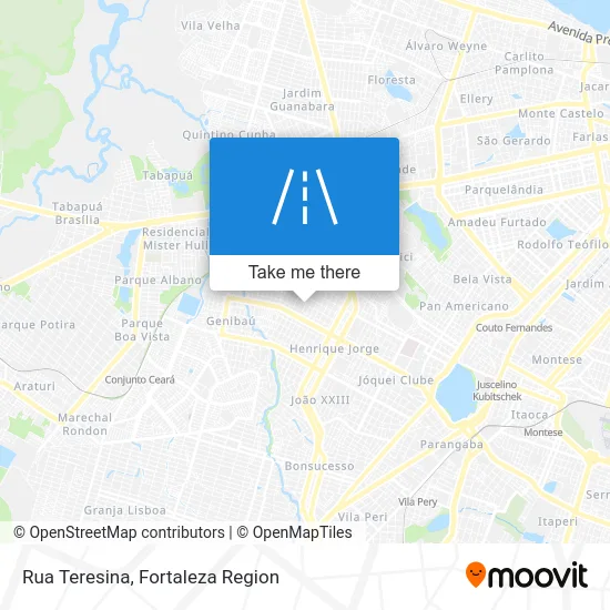 Rua Teresina map