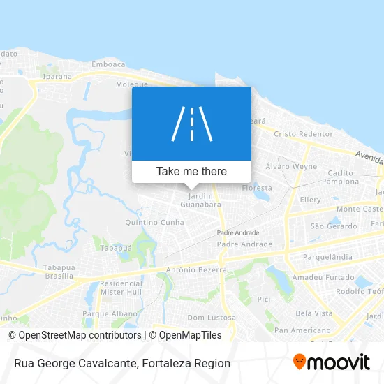 Rua George Cavalcante map