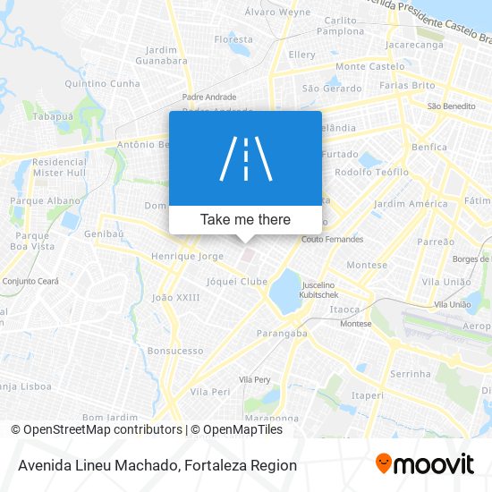 Avenida Lineu Machado map