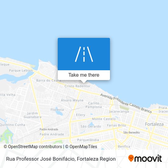 Rua Professor José Bonifácio map