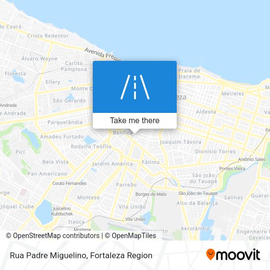 Rua Padre Miguelino map