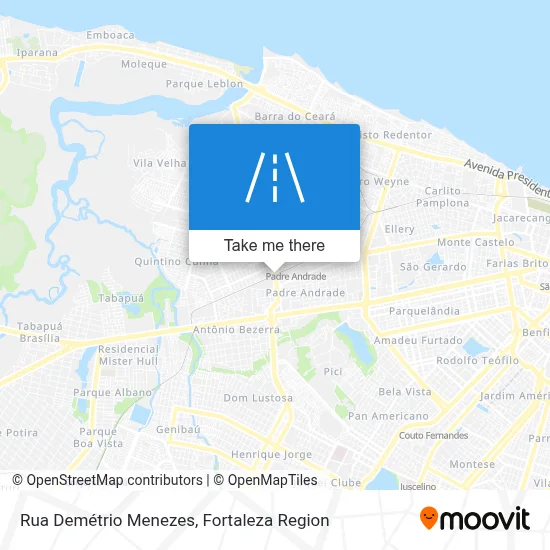 Rua Demétrio Menezes map