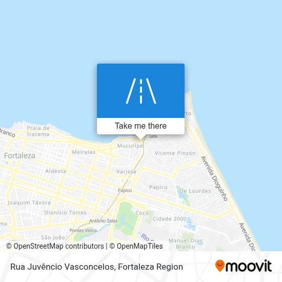 Rua Juvêncio Vasconcelos map