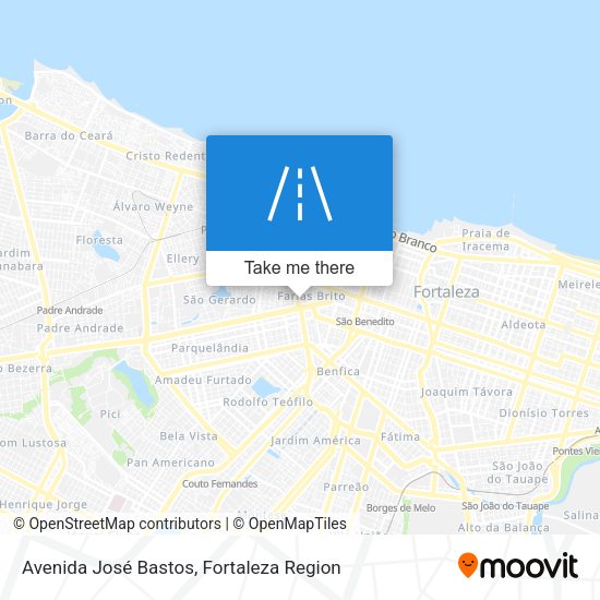 Avenida José Bastos map