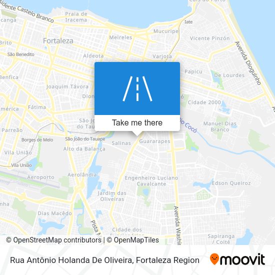 Rua Antônio Holanda De Oliveira map