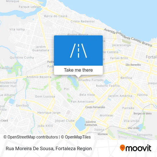 Rua Moreira De Sousa map