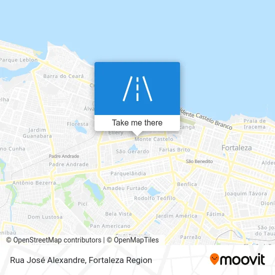 Rua José Alexandre map