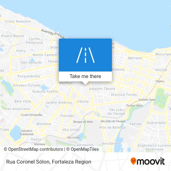 Rua Coronel Sólon map