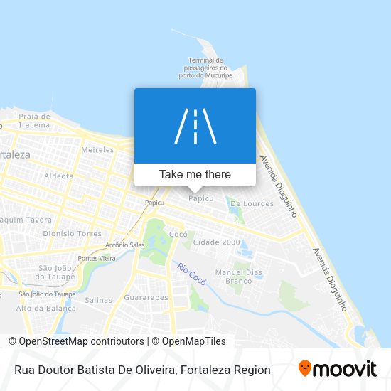 Rua Doutor Batista De Oliveira map
