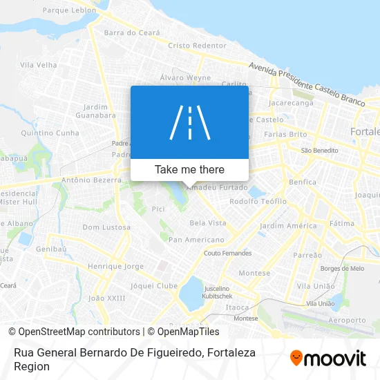 Rua General Bernardo De Figueiredo map