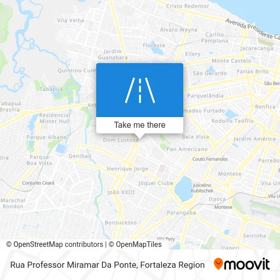 Rua Professor Miramar Da Ponte map