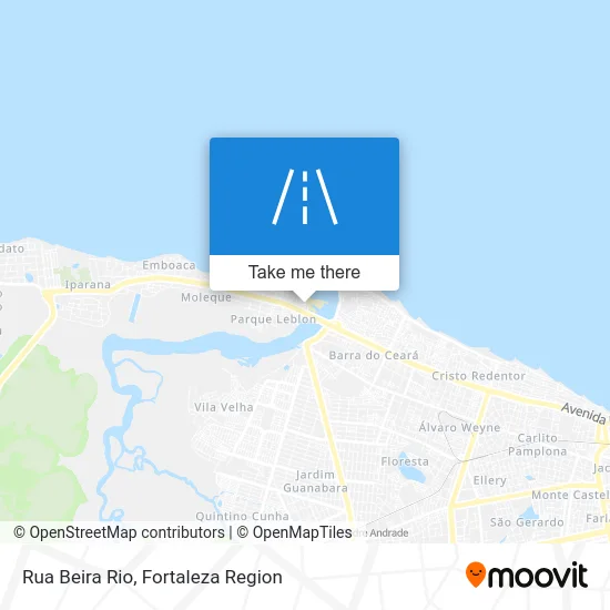 Rua Beira Rio map