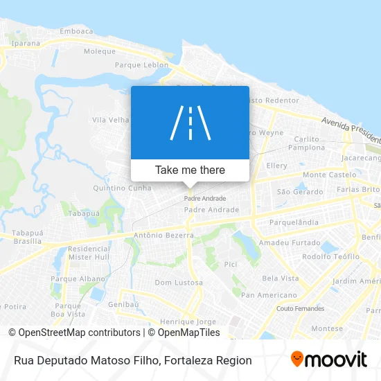 Rua Deputado Matoso Filho map
