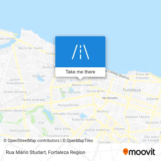 Rua Mário Studart map