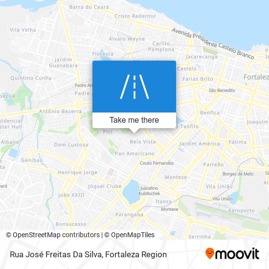 Mapa Rua José Freitas Da Silva