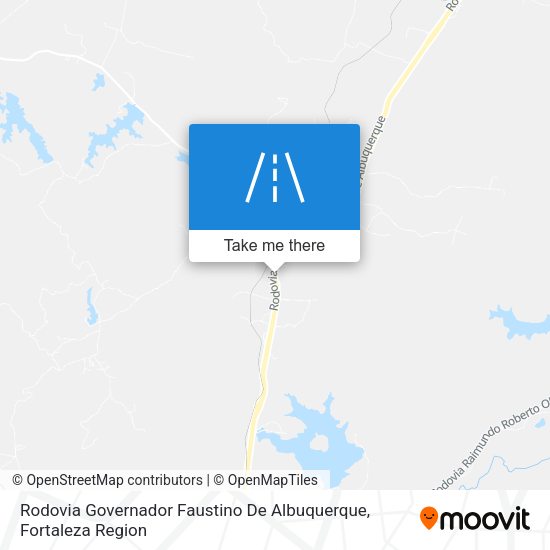 Rodovia Governador Faustino De Albuquerque map