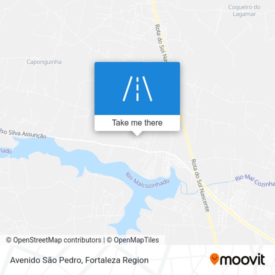 Avenido São Pedro map
