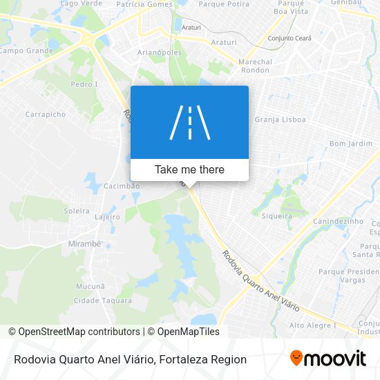 Rodovia Quarto Anel Viário map