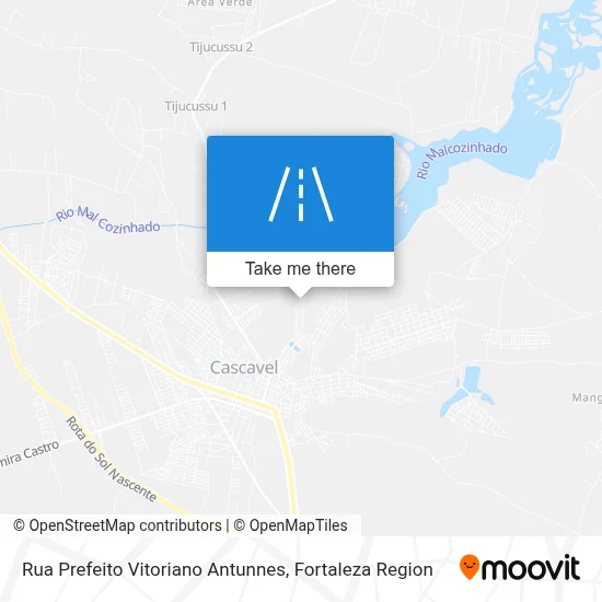Rua Prefeito Vitoriano Antunnes map