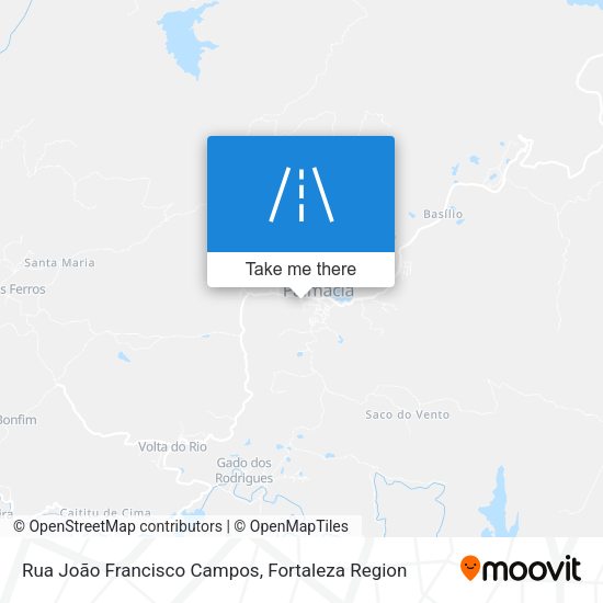 Rua João Francisco Campos map