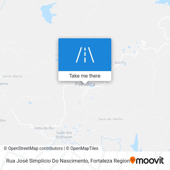 Rua José Simplício Do Nascimento map