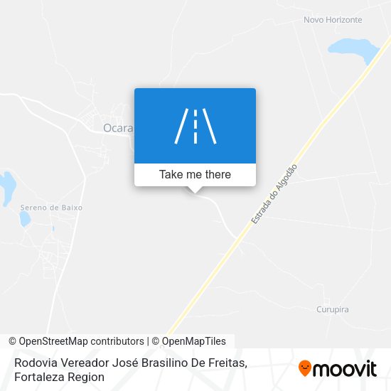 Rodovia Vereador José Brasilino De Freitas map