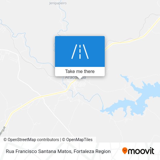 Rua Francisco Santana Matos map
