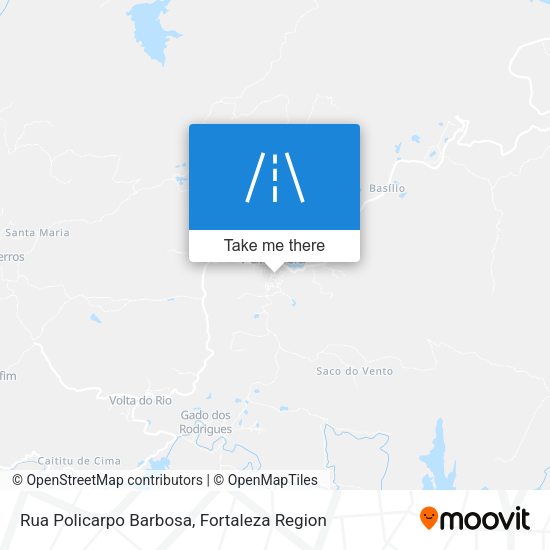 Rua Policarpo Barbosa map