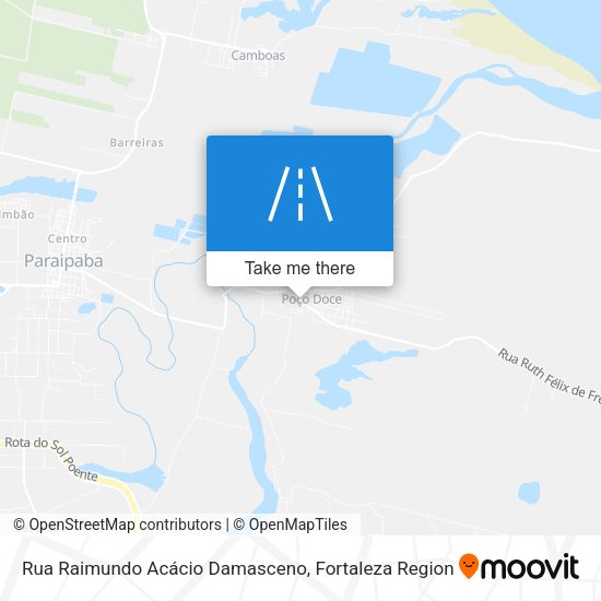 Rua Raimundo Acácio Damasceno map