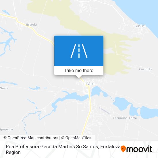 Rua Professora Geralda Martins So Santos map