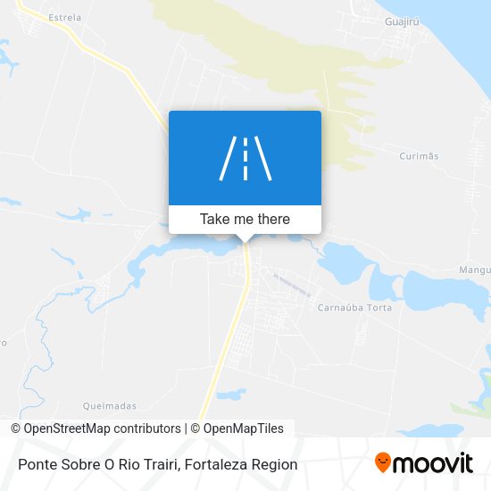 Ponte Sobre O Rio Trairi map