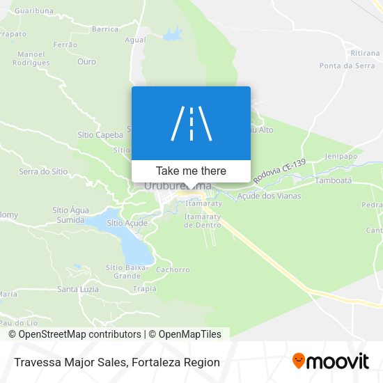 Travessa Major Sales map