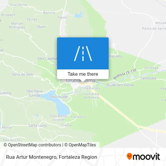 Rua Artur Montenegro map